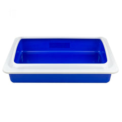 034552 Litière pour chat WELKHOME avec rebord amovible  35x45x10cm