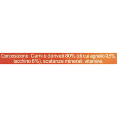 Pâte spéciale pour chien d'agneau et de dinde 400g avec vitamines