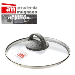 Couvercle en verre casserole / poéle - diamétre 26 cm - Accademia Mugnano