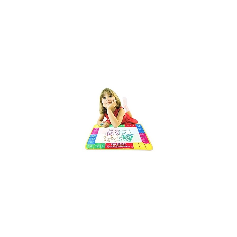 121772 Tapis magique Lettres et chiffres avec marqueur eau magique 45x29cm