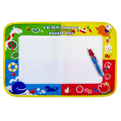 121772 Tapis magique Lettres et chiffres avec marqueur eau magique 45x29cm
