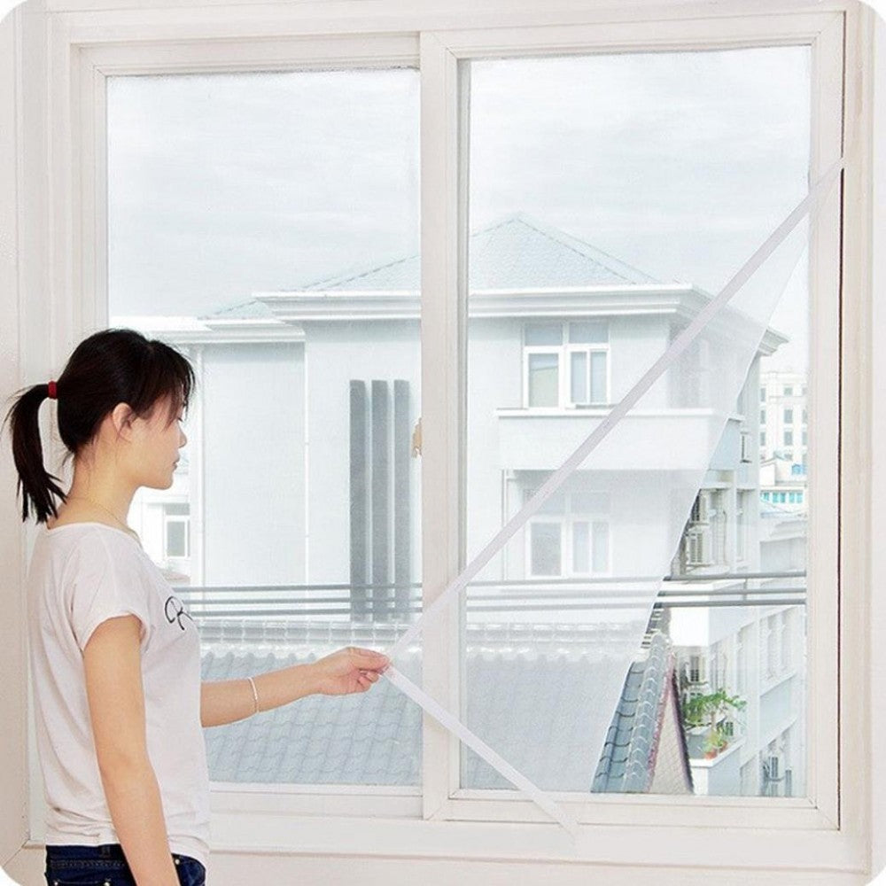 WELKHOME rideau de fenêtre anti-insecte 120x150cm voile de polyester