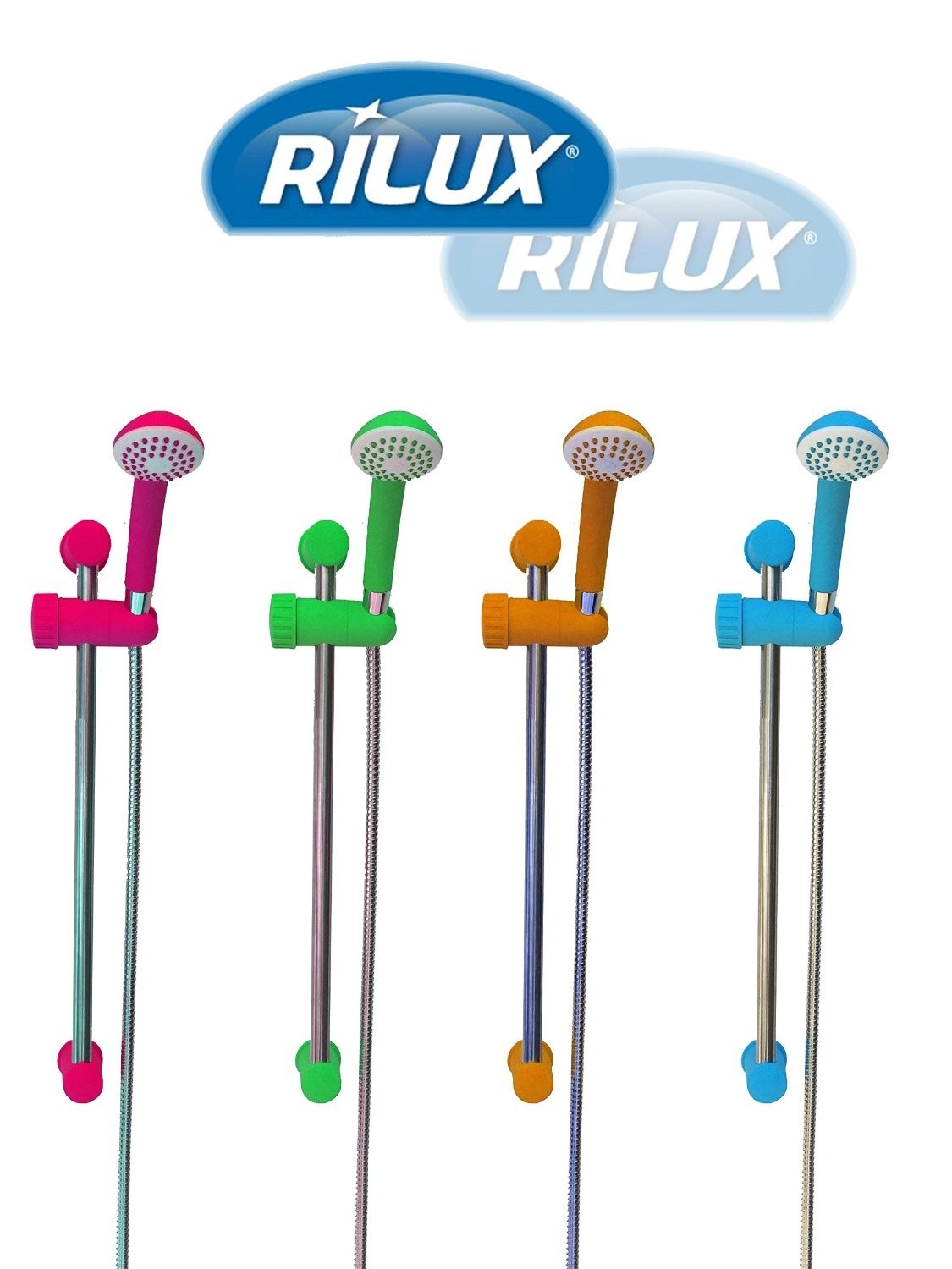Kit colonne de douche 52cm réglable avec douchette - RILUX