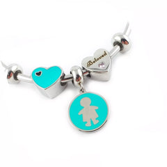 c1642 One Be Oneself beloved Bracelet I LOVE MY DAUGHTER en acier 316L