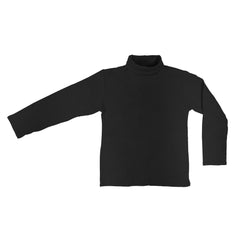 VKA42 T-shirt pour fille col roulé OXIN manches longues et intérieur polaire