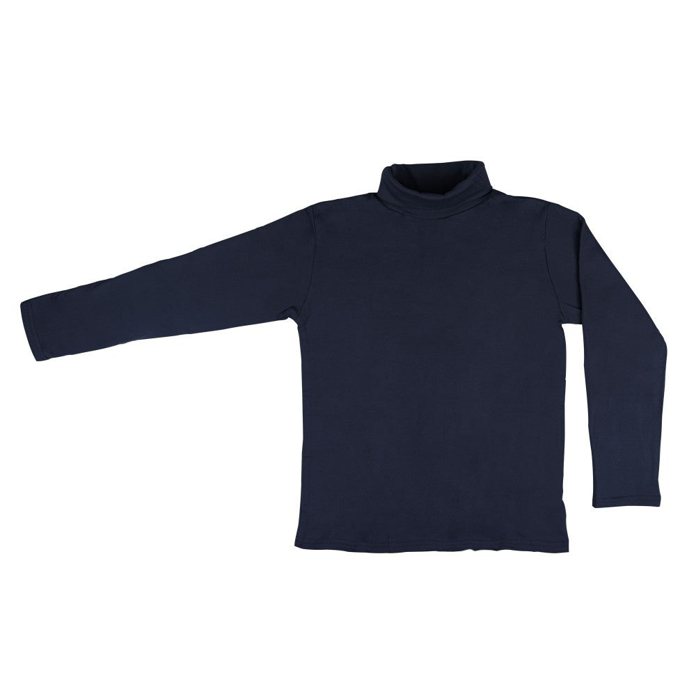 VKA41 Tee-shirt garçon Col roulé Suber, manches longues et intérieur polaire