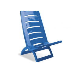 chaise pliante plage EVERTOP en plastique rigide plusieurs couleurs  65X38X50cm