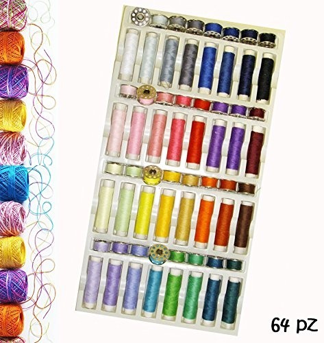 Set 64 pièces de couture- fait par le fil et bobine / cannette
