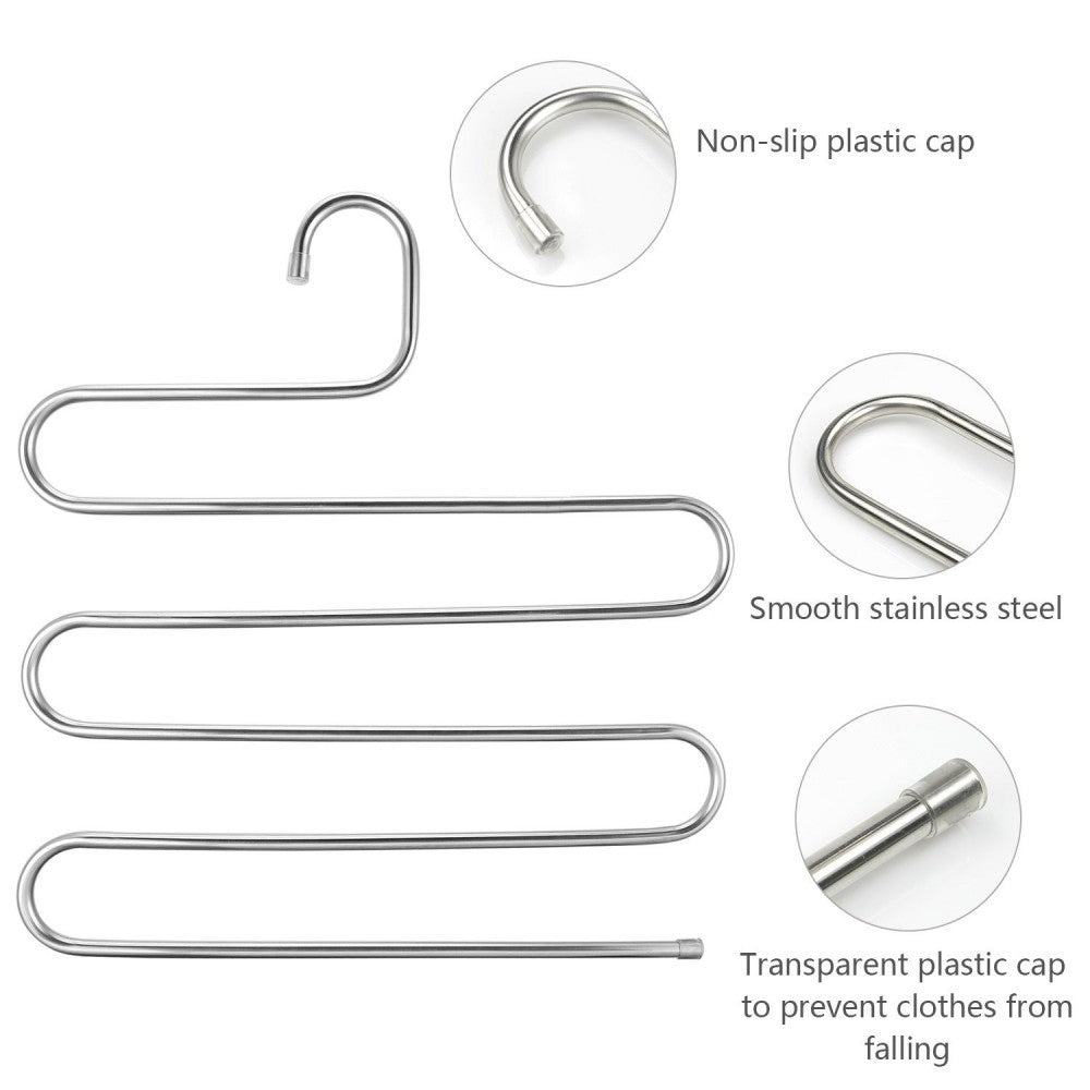 181149 Cintres 5 niveaux pour vêtements Cool Hanger économise l'espace