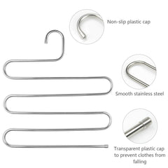 181149 Cintres 5 niveaux pour vêtements Cool Hanger économise l'espace