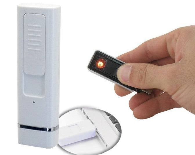 Briquet rechargeable USB - sans gaz et anti-vent incendie
