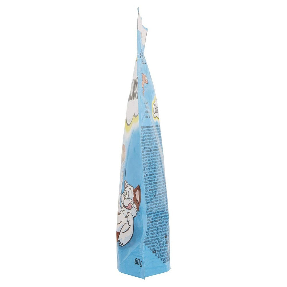 117767 Catisfactions 6 Paquets casse-croûte pour chat au saumon 60g