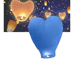 Lanterne de ciel - lanterne chinoise forme coeur diametre 33 cm