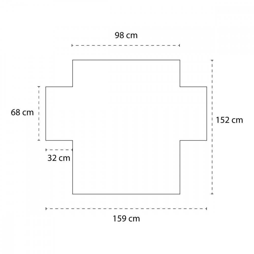 4590 Couverture de coffre de voiture pour chien PROLABZOO 152x159cm