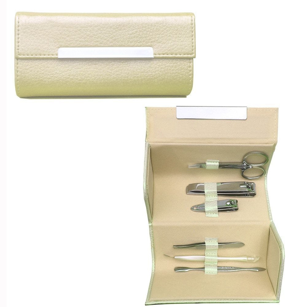 Set 6 pièces pour manucure et pédicure avec étuis