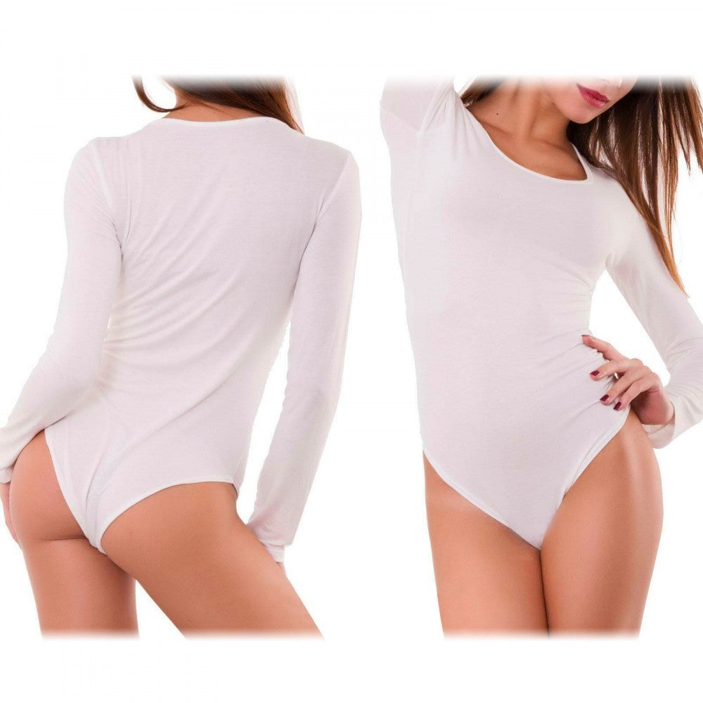 VKA36 Pack 3 body CRETA à manches longues et col rond et intérieur polaire