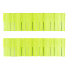 Lot de séparateurs en plastique organiseur modulaire pour tiroirs 130x435mm