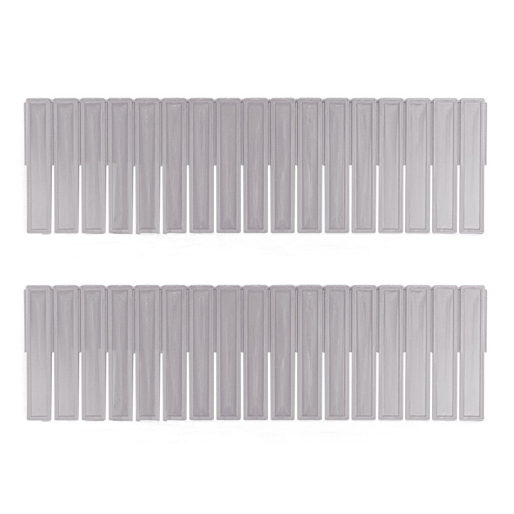 Lot de séparateurs en plastique organiseur modulaire pour tiroirs 130x435mm
