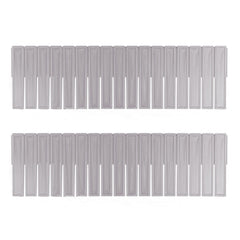 Lot de séparateurs en plastique organiseur modulaire pour tiroirs 130x435mm