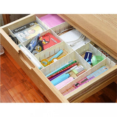 Lot de séparateurs en plastique organiseur modulaire pour tiroirs  90x435mm