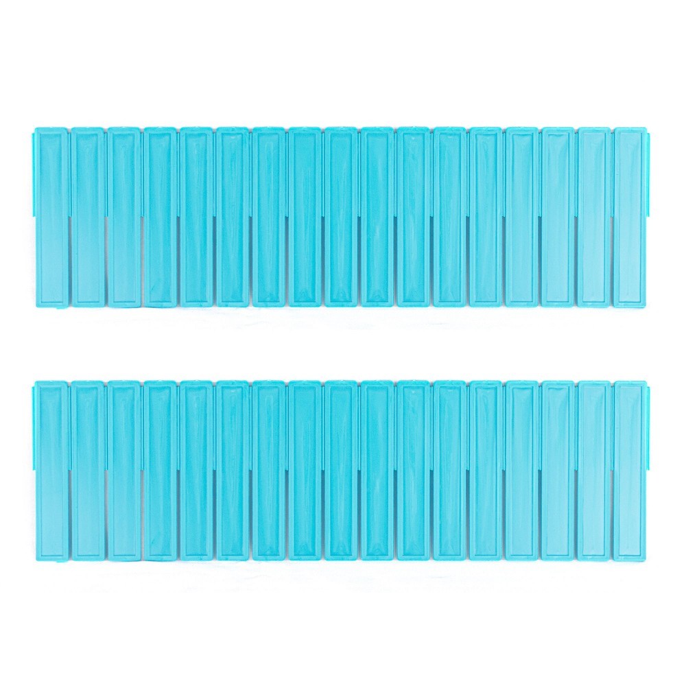 Lot de séparateurs en plastique organiseur modulaire pour tiroirs  90x435mm