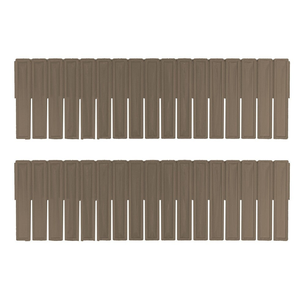 Lot de séparateurs en plastique organiseur modulaire pour tiroirs  90x435mm