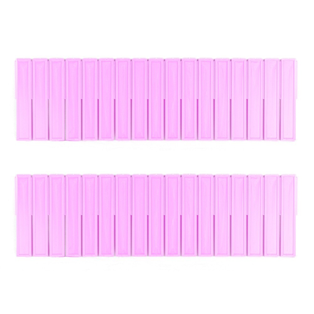 Lot de séparateurs en plastique organiseur modulaire pour tiroirs  90x435mm