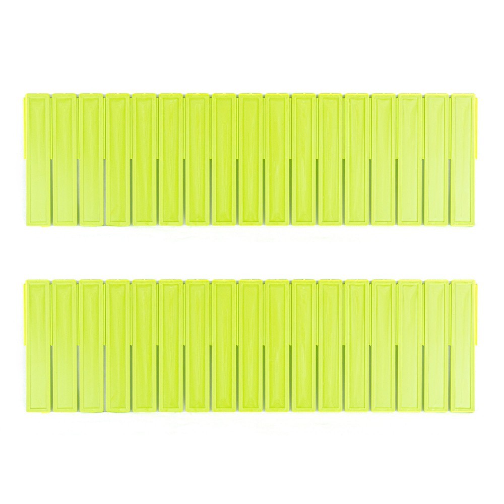 Lot de séparateurs en plastique organiseur modulaire pour tiroirs  90x435mm