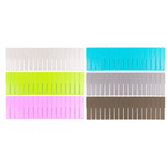 Lot de séparateurs en plastique organiseur modulaire pour tiroirs  90x435mm