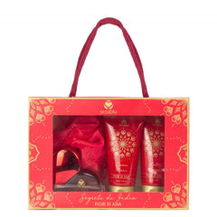 572637 Coffret surprise SETABLU SECRET D'INDE 4 en 1 crème, lait et éponge