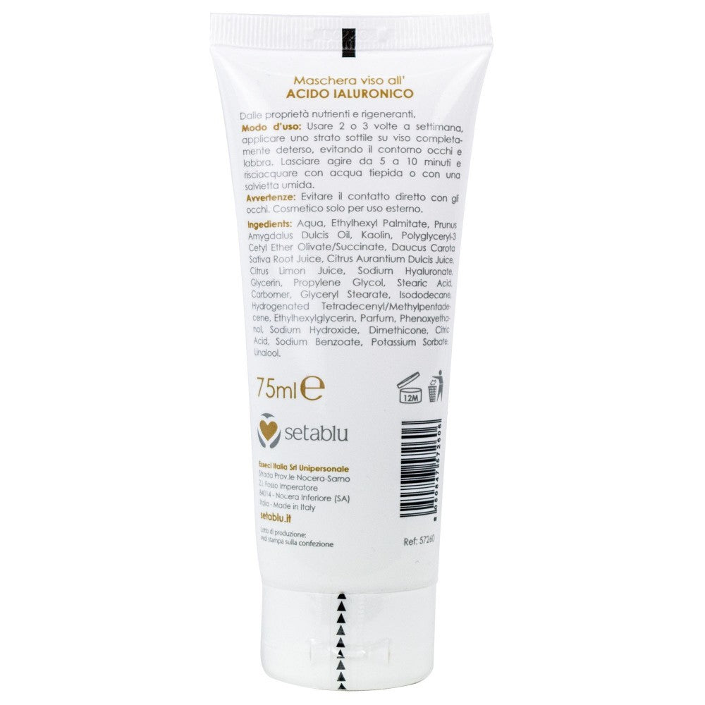 572606 Masque nourrissant et régénérant pour visage SETABLU acide hyaluronique