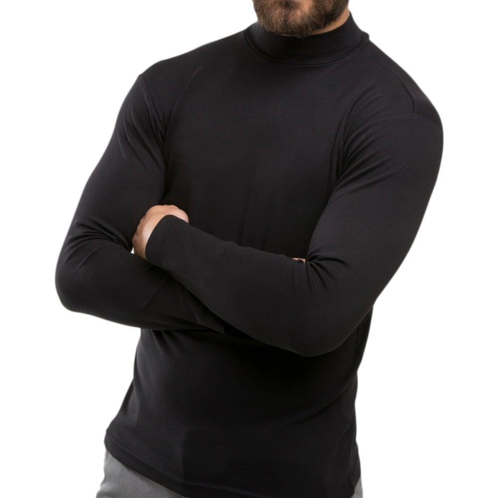 VKA28 Pack 5 pulls homme avec intérieur polaire mod. Col roulé Bradley