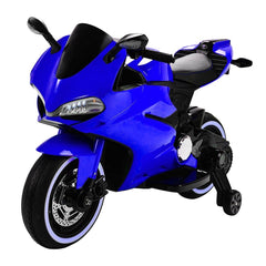 B39326 Moto sportive électrique pour enfant BKT lumières et sons 12V MP3 USB