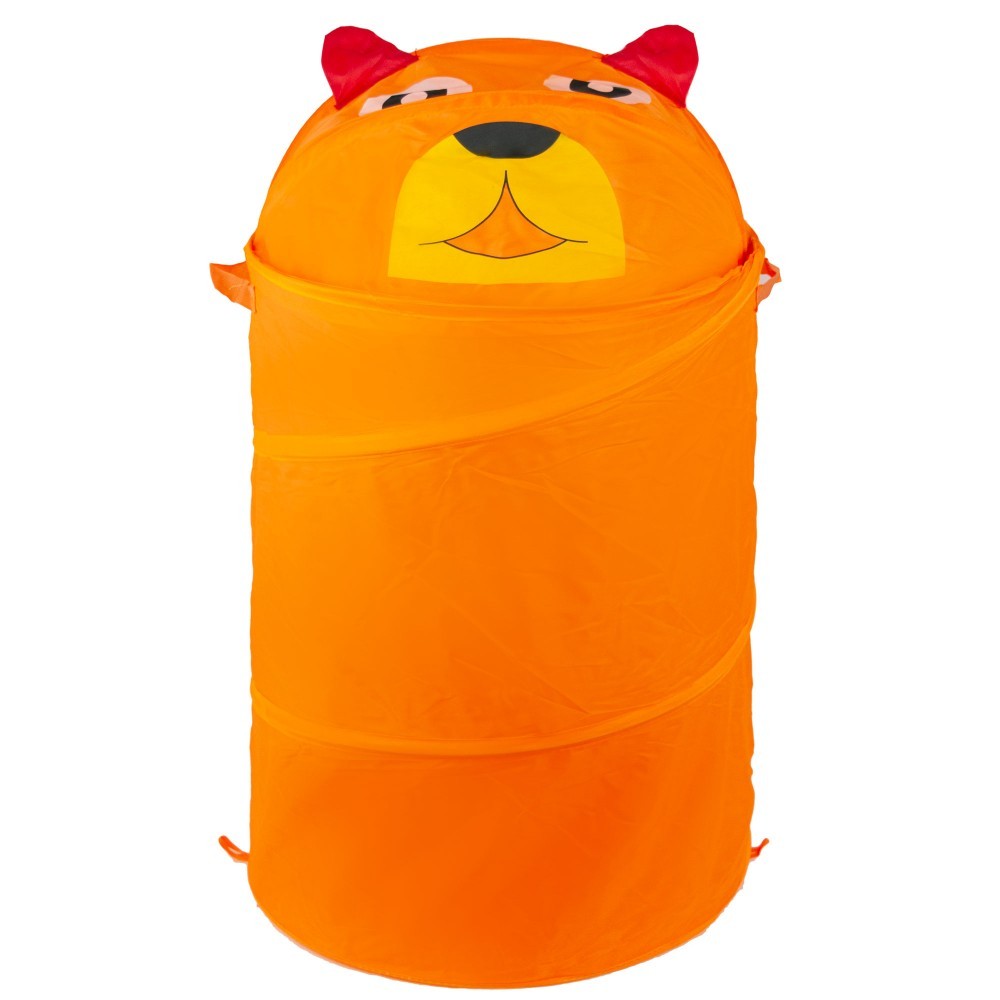 858000 Panier à jouet pliable animaux avec cadre métallique 80x40cm