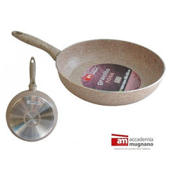 Poêle antiadhésive 32cm effet pierre Diamond Tech - GRANITO ROSA