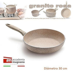 Poêle - Sauteuse antiadhésive de 30 cm effet pierre - Revêtement Diamond Tech