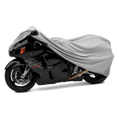 Housse de moto CM002 Plush Xone T.M en matériau imperméable 203x89x122cm