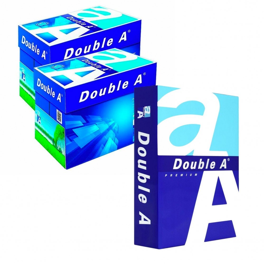 015430 Pack 10 Paquets de 500 feuilles de 80 GR A5 Double A Premium impression