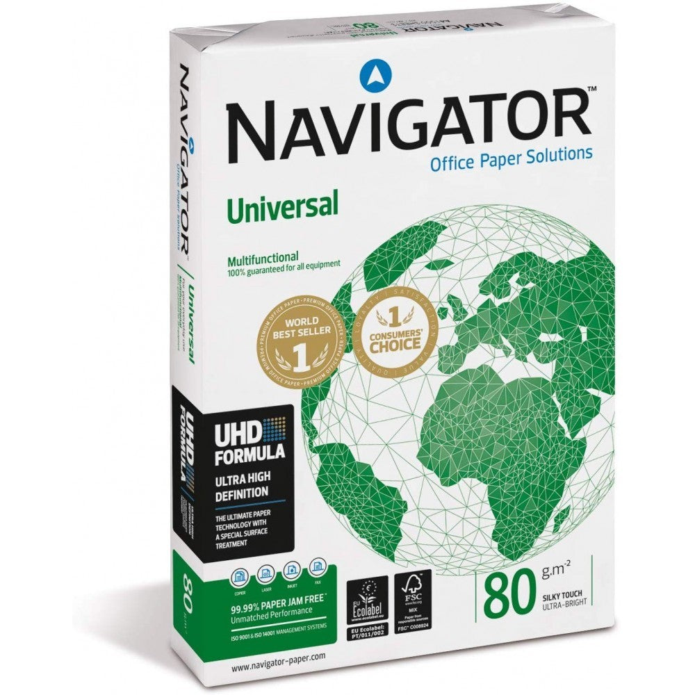 Paquet NAVIGATOR A4 500 feuilles pour imprimante de 80 g Copie universelle