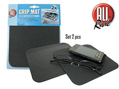 Set 2 tapis antidérapantes 15X15 cm pour voiture - tableau de bord- GRIPMAT