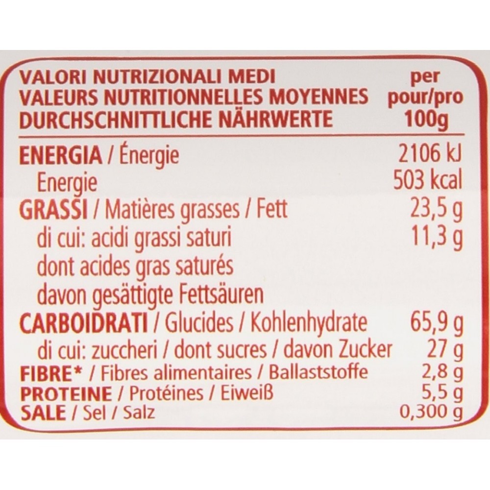 Pack de 6 paquets de biscuits à la vanille Ringo 12 pièces 165 g de Pavesi