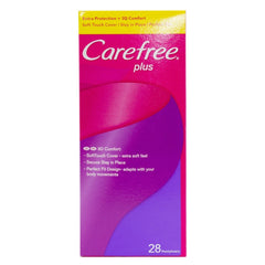 Carefree Plus LARGE 28 Protège-slips ultra doux antidérapants grande protection