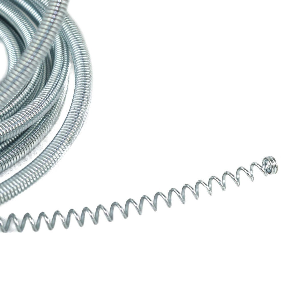 272095 Déboucheur à manivelle 9 mm x 5 m poignée rotative et spirale