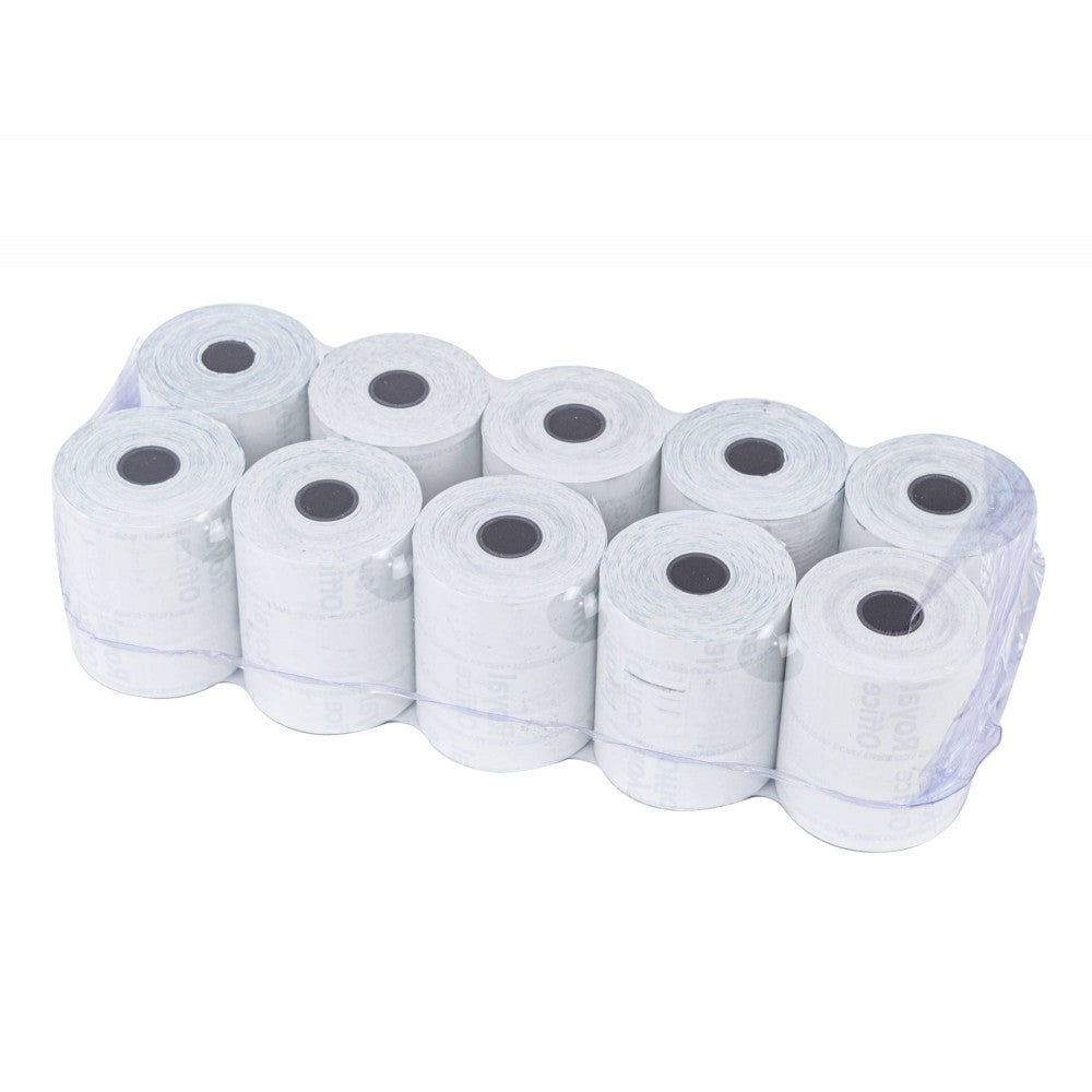 Pack 50 stylos et 100 rouleaux de papier thermique 57mmx30mt 12mm 55gr