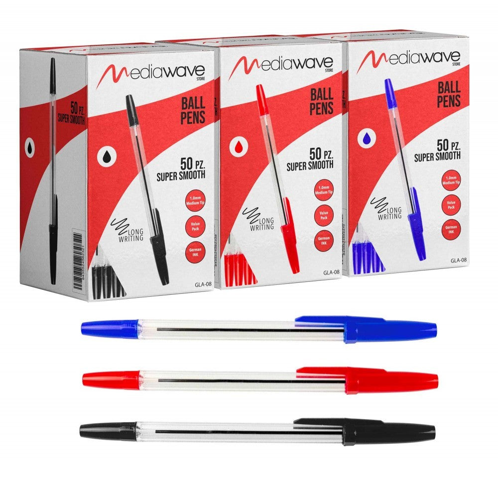 Pack 50 stylos et 100 rouleaux de papier thermique 57mmx30mt 12mm 55gr