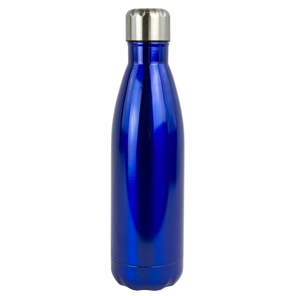 186168 Bouteille d'eau thermique de 500 ml en acier sans BPA plusieurs coloris