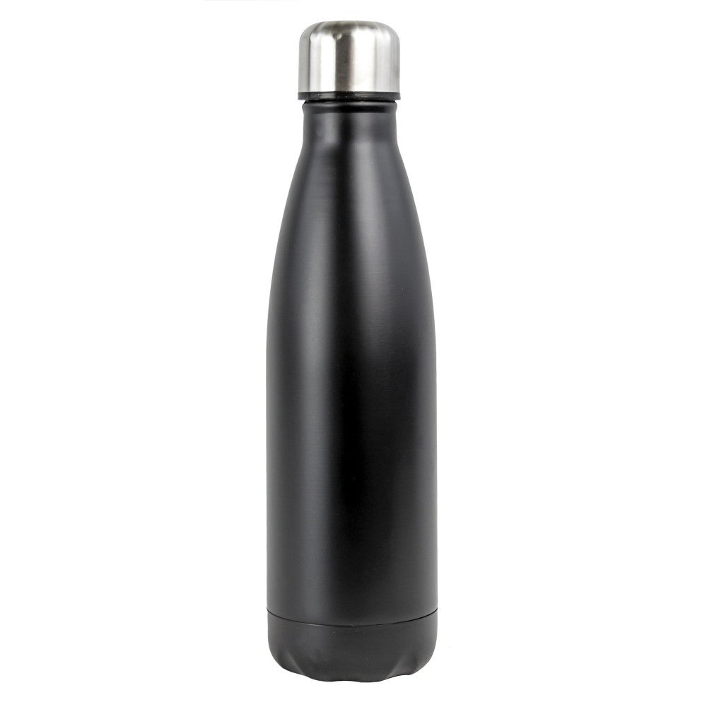 186168 Bouteille d'eau thermique de 500 ml en acier sans BPA plusieurs coloris