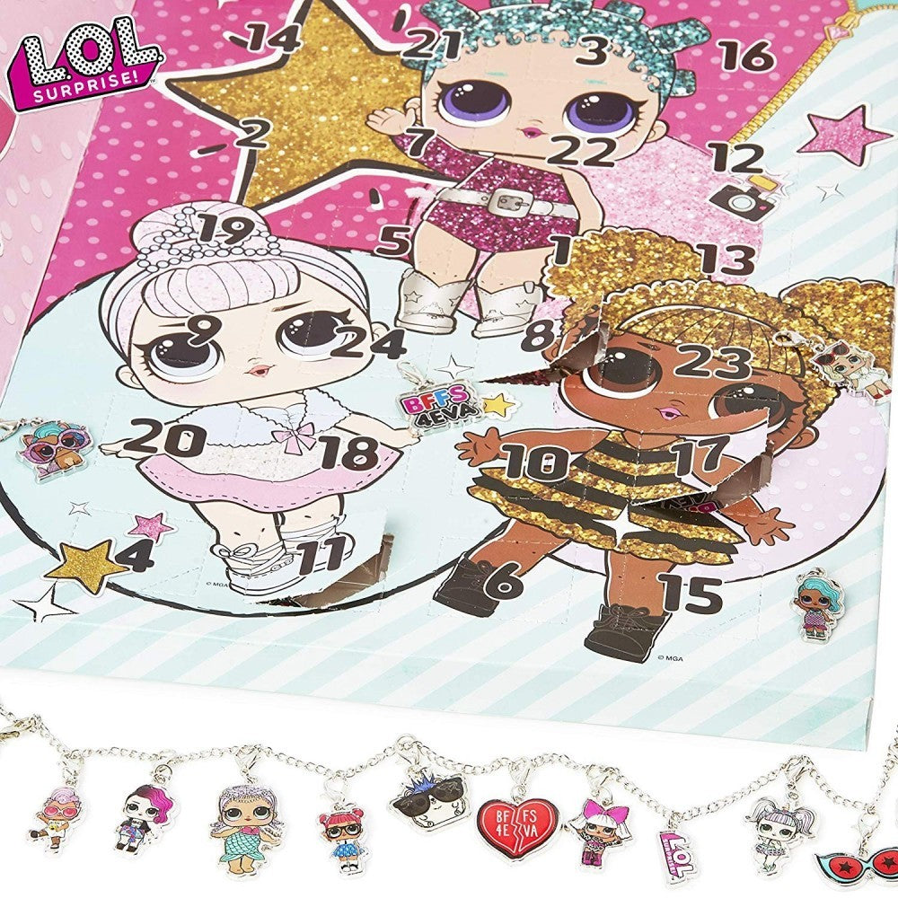 Calendrier de l'Avent LOL 2019 avec 24 bijoux originaux sur le thème de LOL
