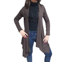 Lot de 2 cardigans / gilets différentes couleurs manches longues