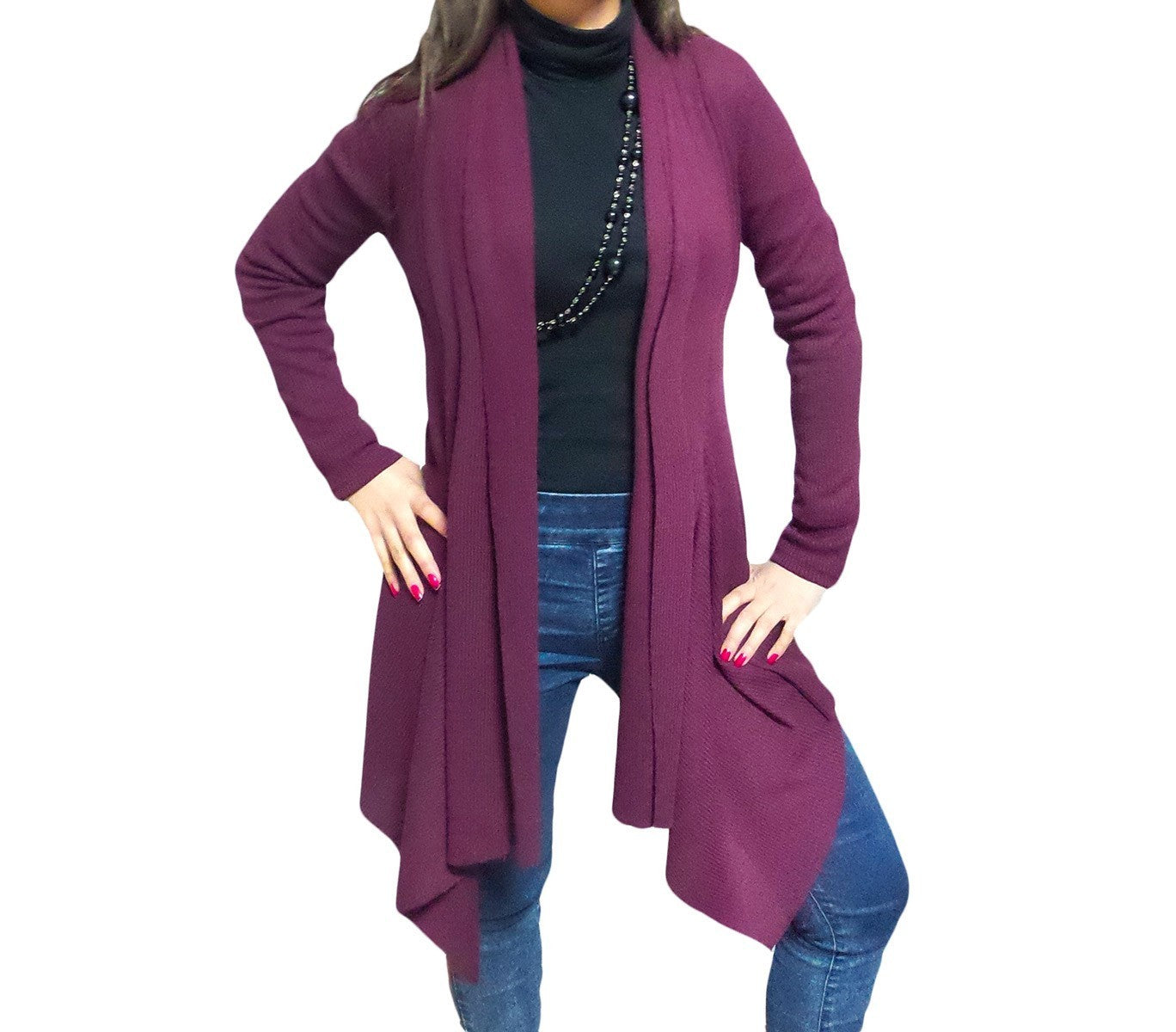 Lot de 2 cardigans / gilets différentes couleurs manches longues